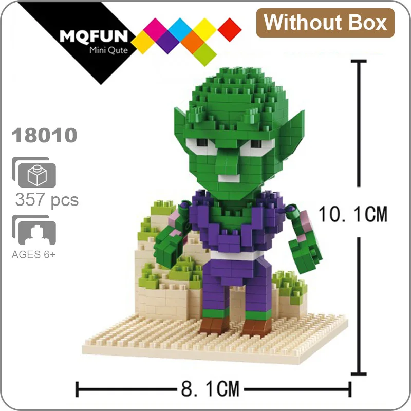 18010 Without Box Balody аниме японский мультфильм Dragon Ball Z Супер Герои 3D конструкторные модели Фигурки строительные блоки кирпичи обучающие игрушки - Цвет: 18010 Without Box