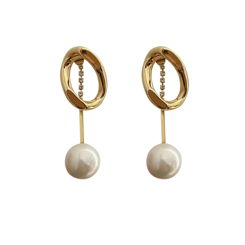 

Summer new personality creative circle pendant earrings fashion leisure luxury prom earrings for women holiday gift jewelry