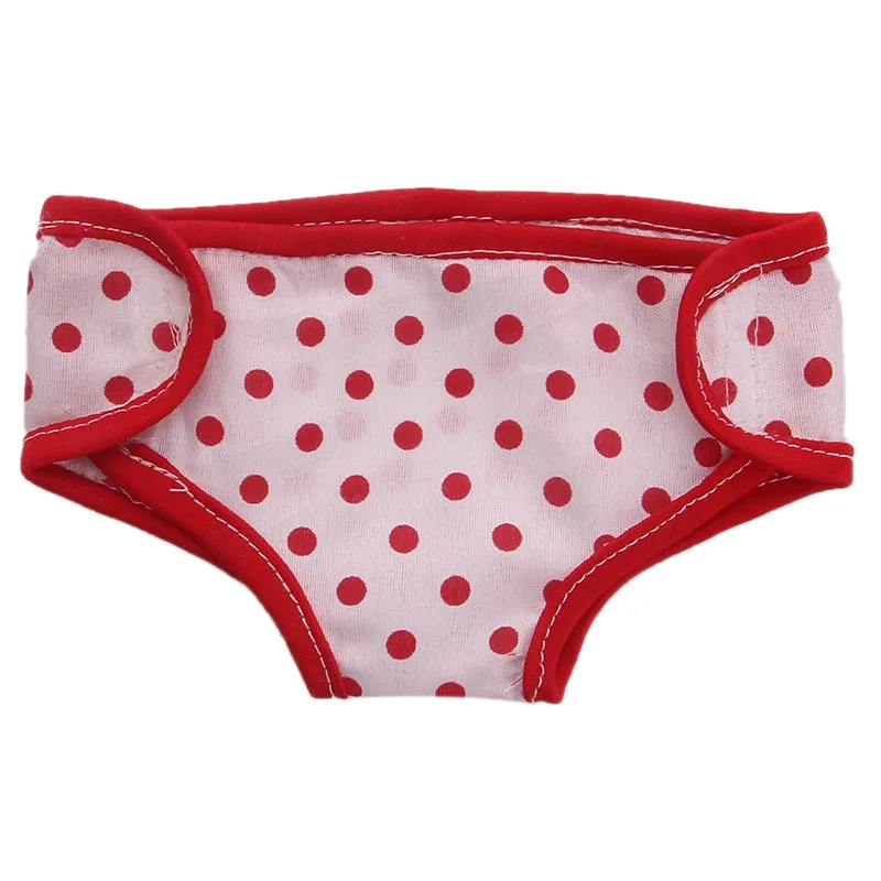 Кукла 15 стильные трусики ручной Цветной на липучке, детские трусы, трусы для 18-дюймовые с капюшонами в американском и 43 см для ухода за ребенком для мам для новорожденных нашего поколения, для девочек на день рождения игрушка в подарок