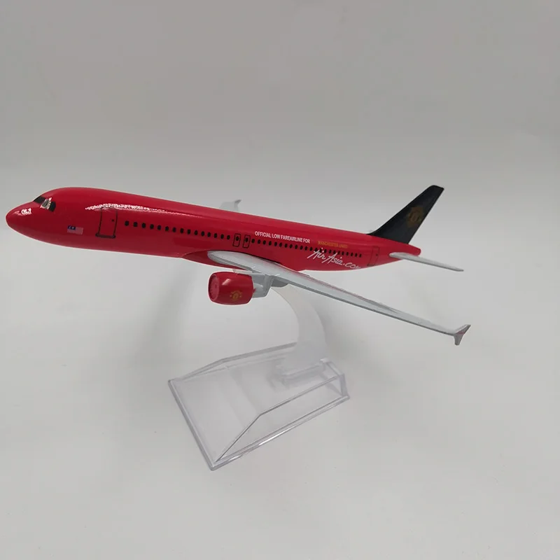 Модель самолета JASON TUTU 16 см AirAsia модель из литого металла масштаб 1/400 Прямая