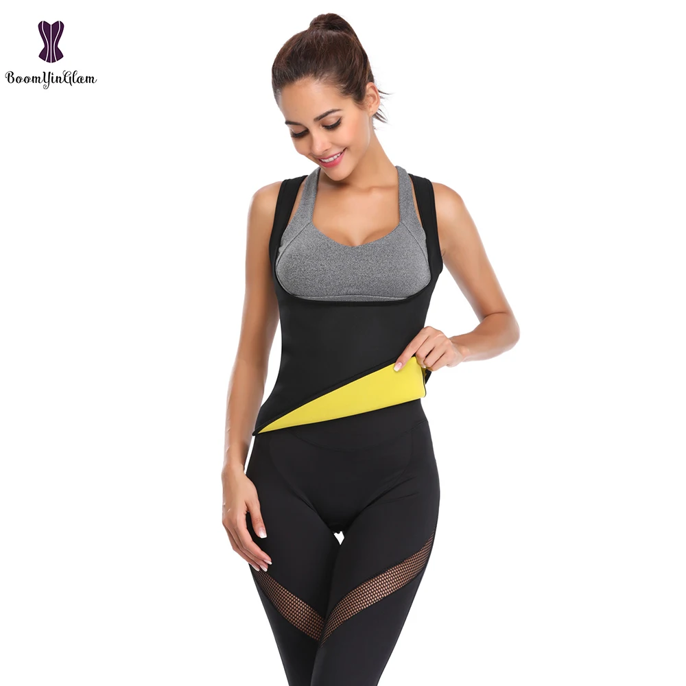 Неопреновый утягивающий корсет жилет пот Cincher майка Body Shaper рубашка для сауны