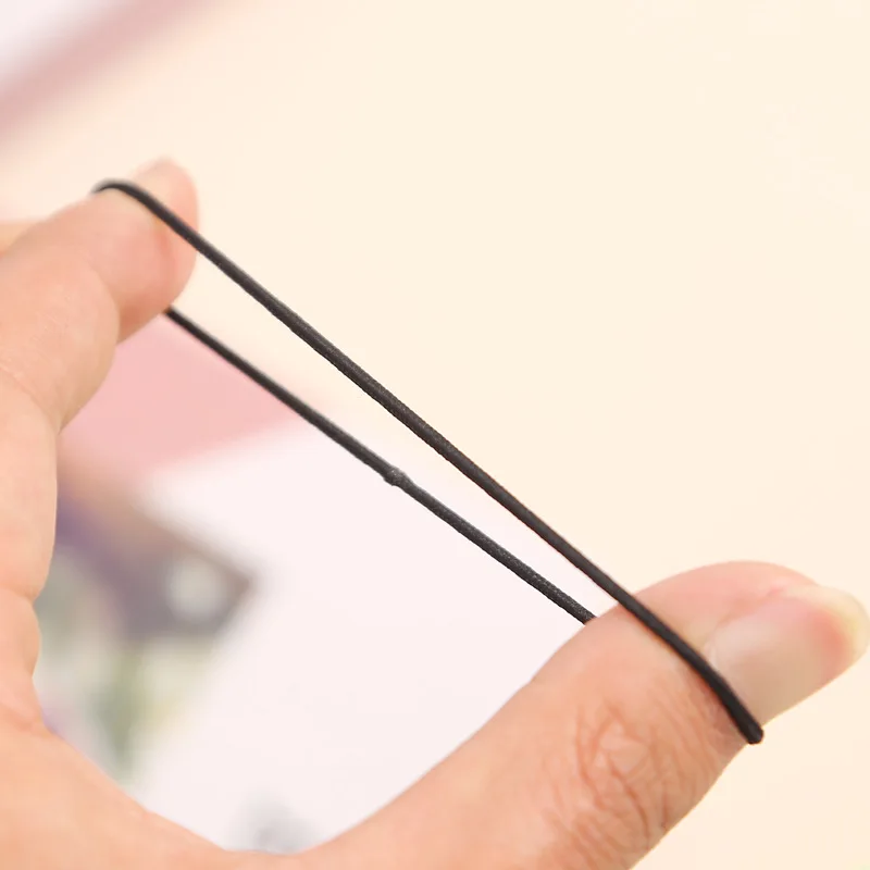 

High Quality 100pcs/lot Baby Girls Candy Colors Nylon Elastic Hair Rope Children Rubber Bands Hair Accessories for Kids Woman