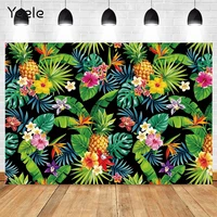 yeele summer tropical pineapple leaves baby birthday party photography backdrop vinyl photographic photo background photozone