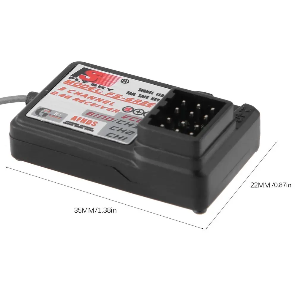 

1Pcs The Standard FS-GR3E 2.4Ghz 3-Channel Receiver for Rc Car Auto Boat New New Hot