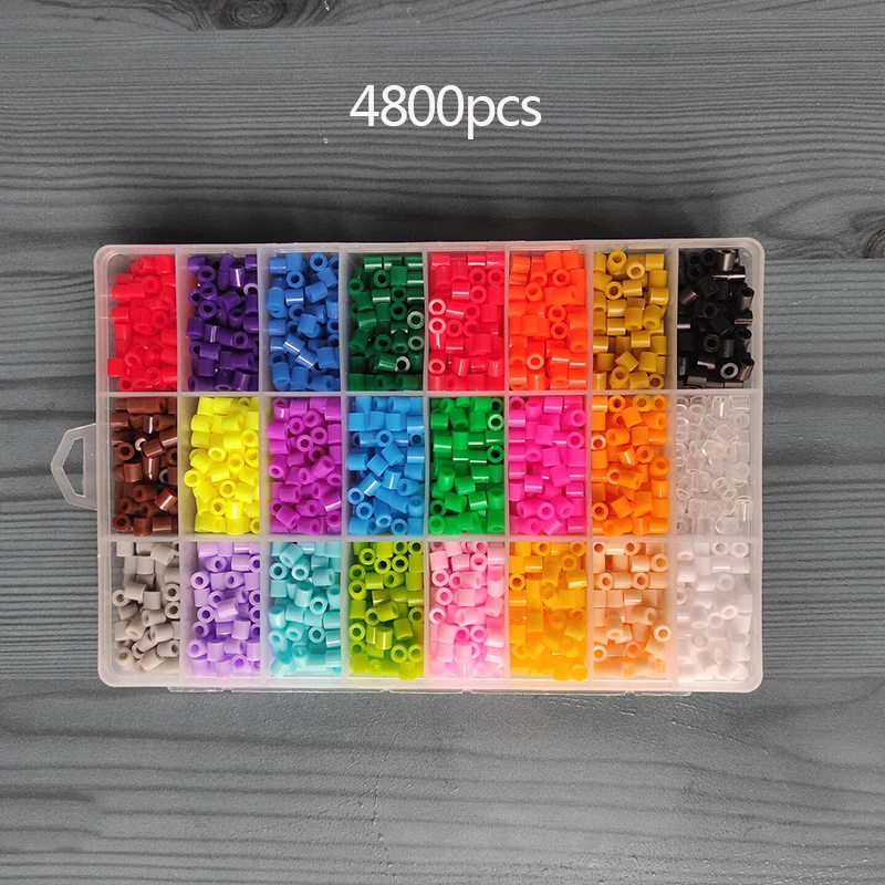24/48/36 цветов Набор коробок hama бусины для игрушек 5 мм perler Развивающие детские 3D