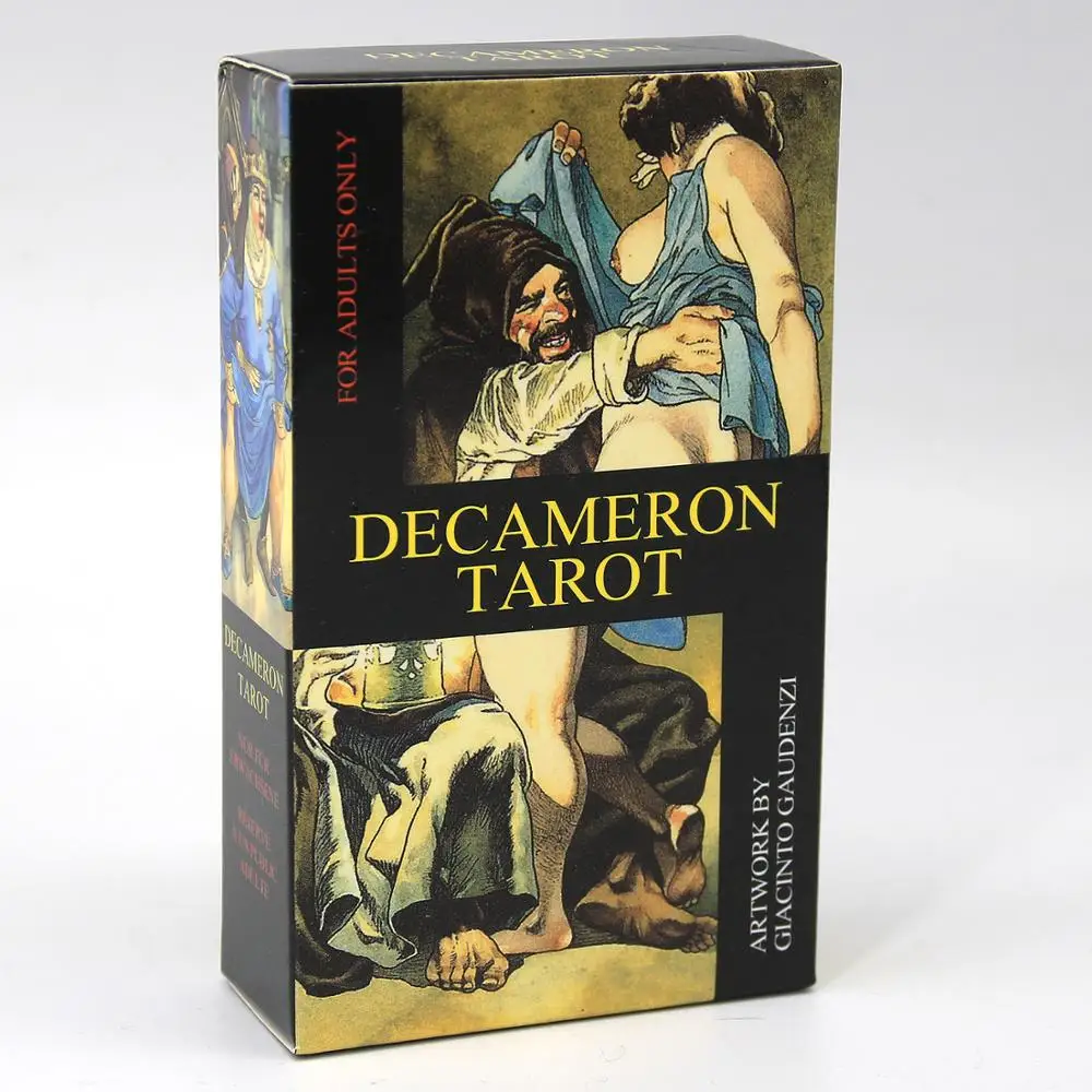 

Карточная игра Decameron Tarot Witch для начинающих настольных игр игрушка гадания Ceck Wild Unknown гадания классический дизайн руководство