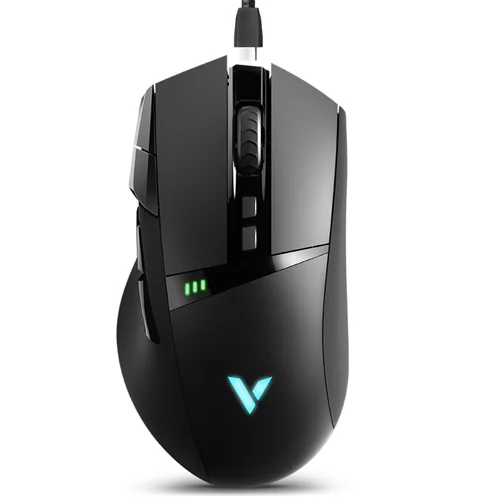 VT350C black Rapoo E-sports игровая мышь светодиодный волшебный свет 11 программируемых клавиш беспроводной/проводной режимы перезаряжаемая Dota 2 компьютерная геймерская мышь - Цвет: VT350C black