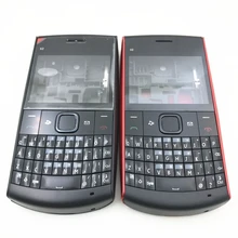 10Pcs/Lot For Nokia X2-01 X201 Full Complete Mobile Phone Housing Cover Case And English keypad Replacement Parts