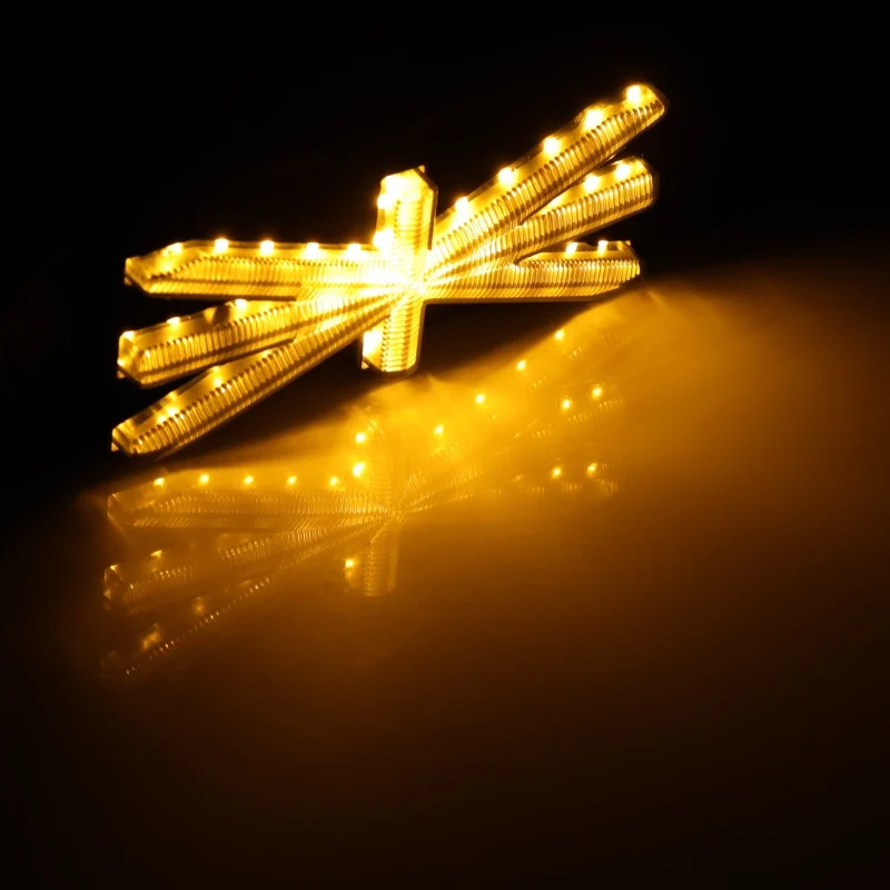 Автомобильные Боковые габаритные огни янтарсветодиодный лампы для MINI Cooper R55 R56 R57