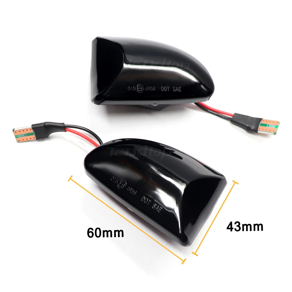 12 В автомобильный динамический светодиодный стример указатель поворота мигалка