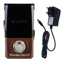 joyo jf 323 wooden sound acoustic guitar effect pedal for electric guitar acoustic simulator effect mini pedal true bypass