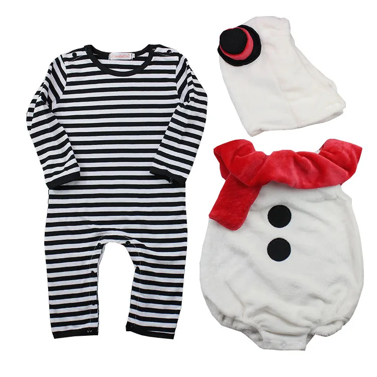 

Lovely Christmas Snowman Clothes Children Christmas Cosplay Costume Jumpsuit Suit baby boy Xmas party dress children kid clothes