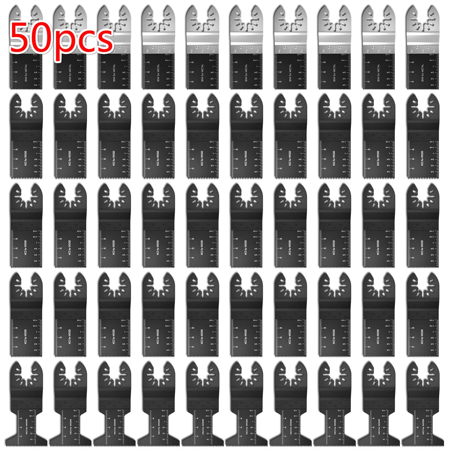 

20-100pc Multi-Function Bi-metal Precision Saw Blades Oscillating Blade Multi Wood Cutting Kit Chipboard Tool Circular Saw Blade