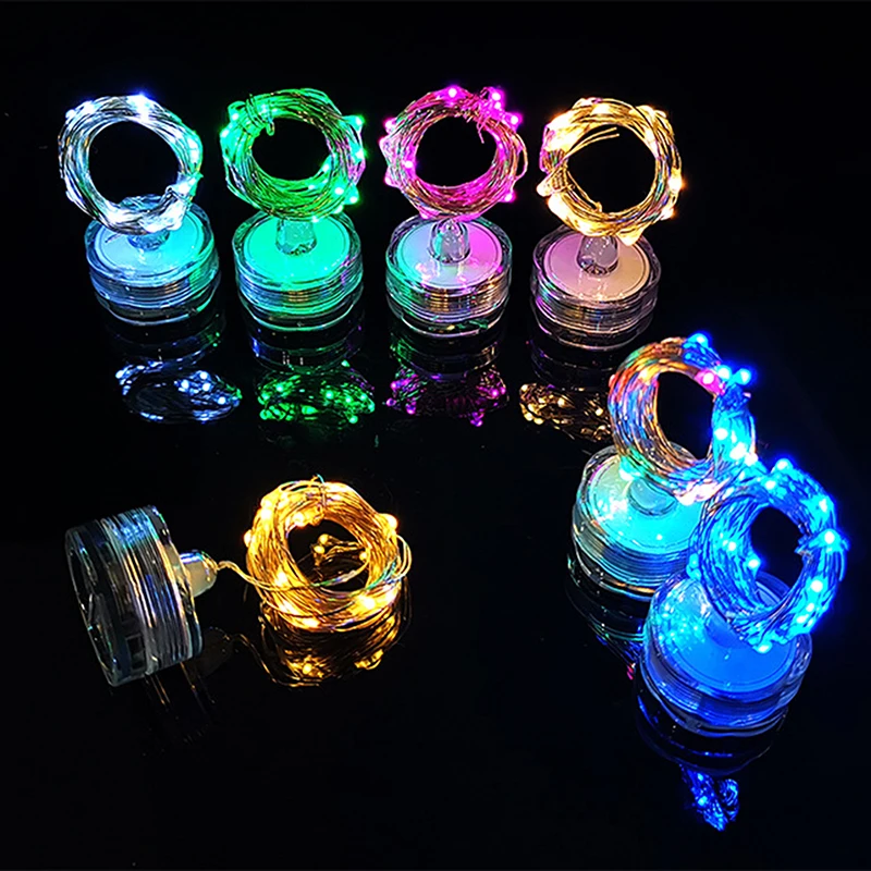 

LED Underwater Candle Submersible Copper Wire String Light Party Wedding Light