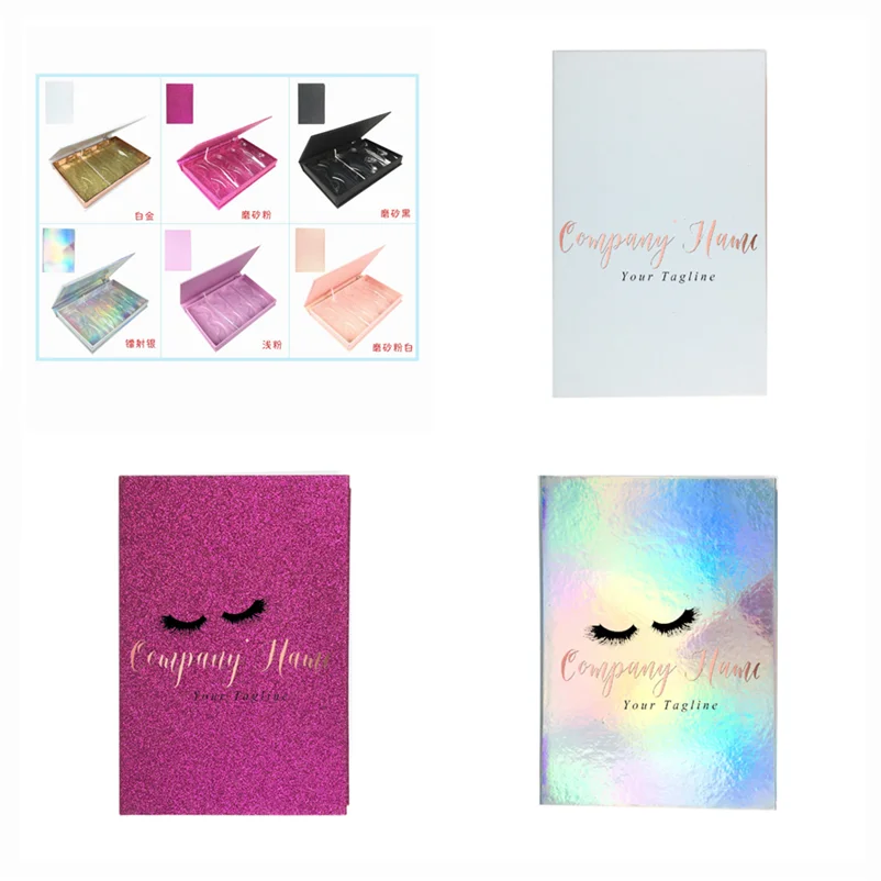 

Wholesale 3d Mink Lashes Case Eyelash Packaging Box Fit 4 Pairs Lashes Custom Print Logo Eyelash Custom Lash Boxes In Bulk