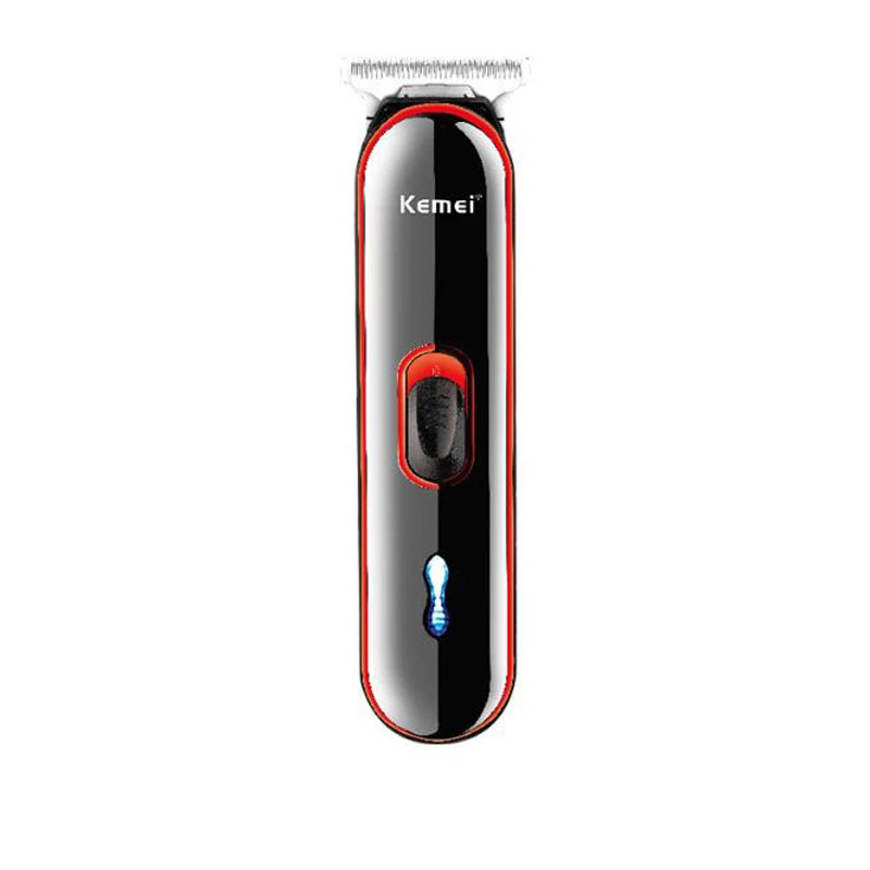 Электрический триммер для волос kemei аккумуляторная машинка стрижки USB быстрая