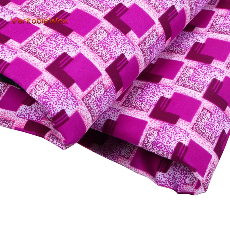 

New Polyester Wax Prints Fabric 2020 Ankara veritableWax High Quality 6 Yards African Fabric For Party Dress FP6177