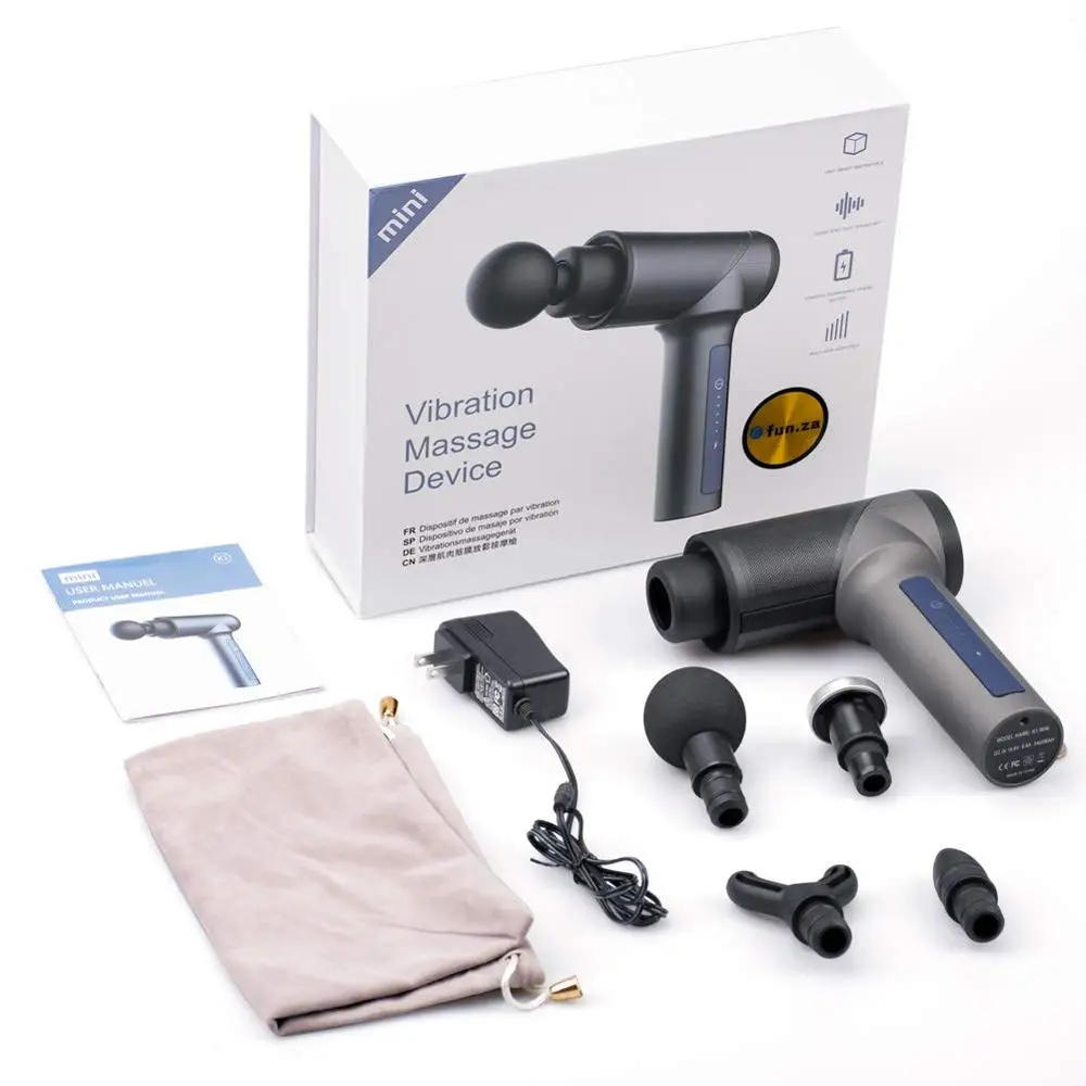 Массажный пистолет на тыльной стороне Лимфодренажный массажер для тела боли