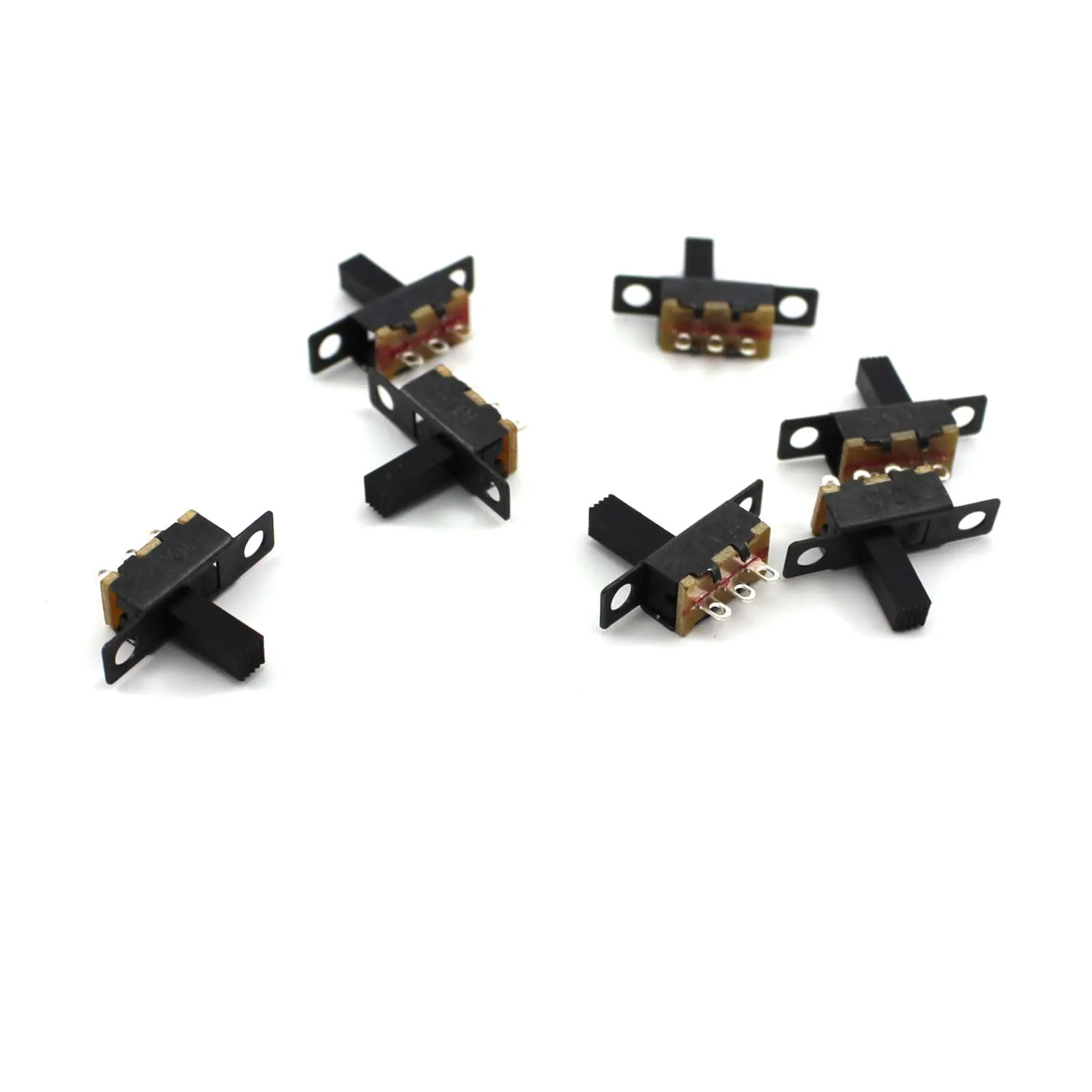 Переключатель слайдер SS12F15 пластиковые переключатели с 3 клеммами Рычажные для