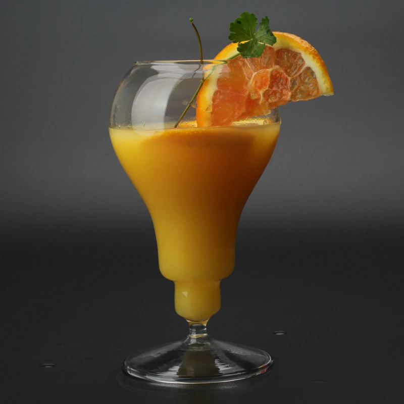 Индивидуальная лампочка моделирование Кубок Прозрачное стекло красное вино