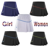 womens tennis skorts skirtgirls sport skirts with safety shortsfemale running tennis skirtshalf length badminton sport skirt