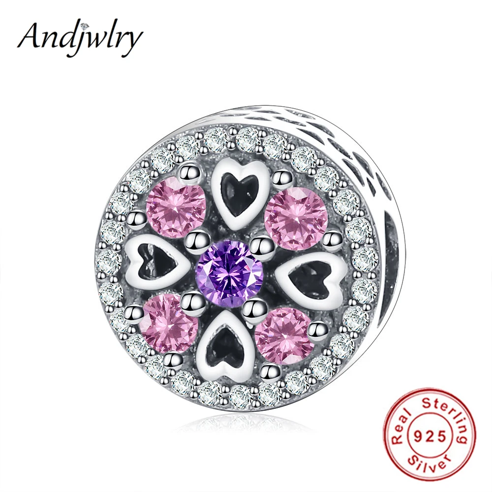 Fit Charms браслет из серебра 925 пробы оригинальные бусины Шарм с прозрачными