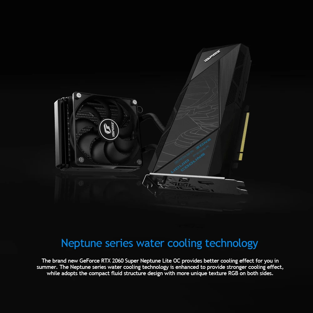 Красочные iGame GeForce RTX 2060 Super Lite OC GDDR6 8G графическая карта GPU один ключ Overclock RGB с 120 мм заказной вентилятор