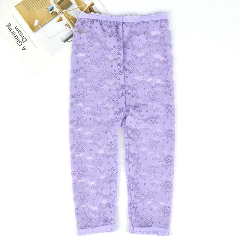 

Baby Girl Kids Cotton Knitted Tights Pantyhose Princess Lace Stockings Pants Trousers