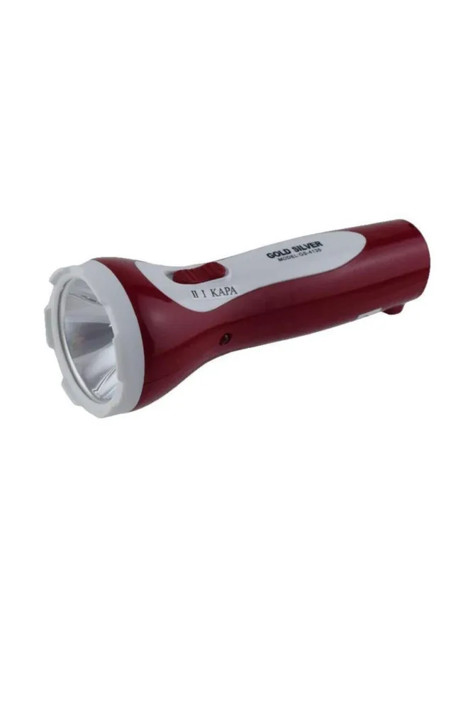 

GOLD SILVER GS-4135 3 WATT RECHARGEABLE HAND FLASHLIGHT