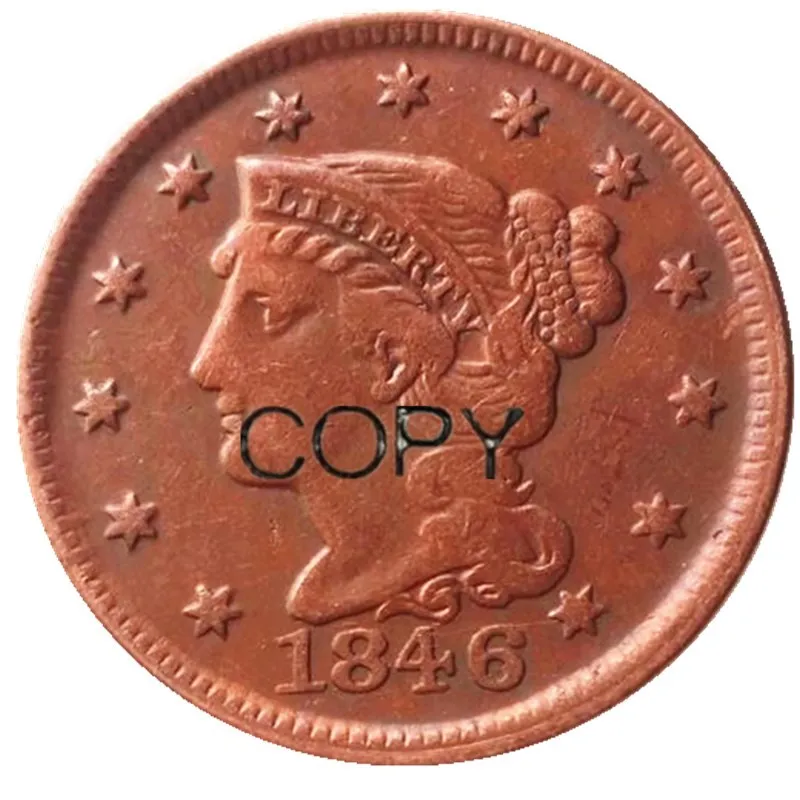 Монеты США (1839 1852) 14 шт. даты на выбор плетеные волосы большие центы 100% медные