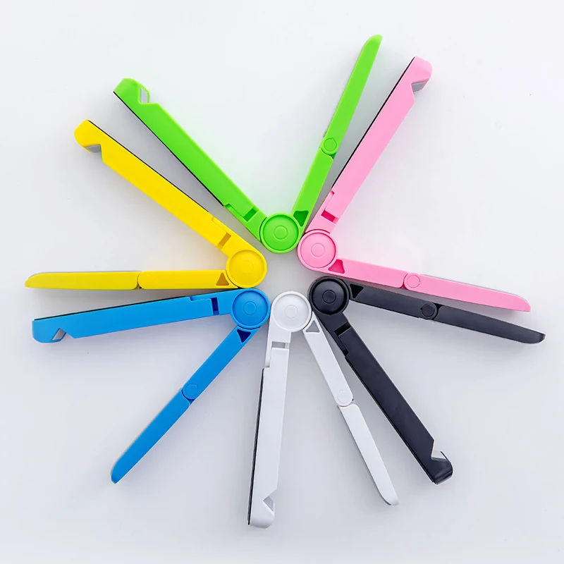 

Phone Tablet Universal Multi Function Multi Angle Telescopic Folding ABS triangle Desktop Bracket for iPhone 11 Pro huawei P 40