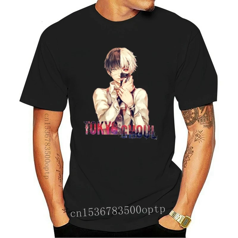 

Men Short sleeve tshirt Tokyo Ghoul Kaneki Anime T Shirt Women t-shirt