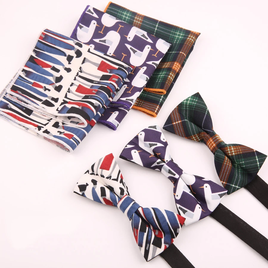 Шифоновая ткань галстук бабочка мужской шарф воротник цветок женский костюм