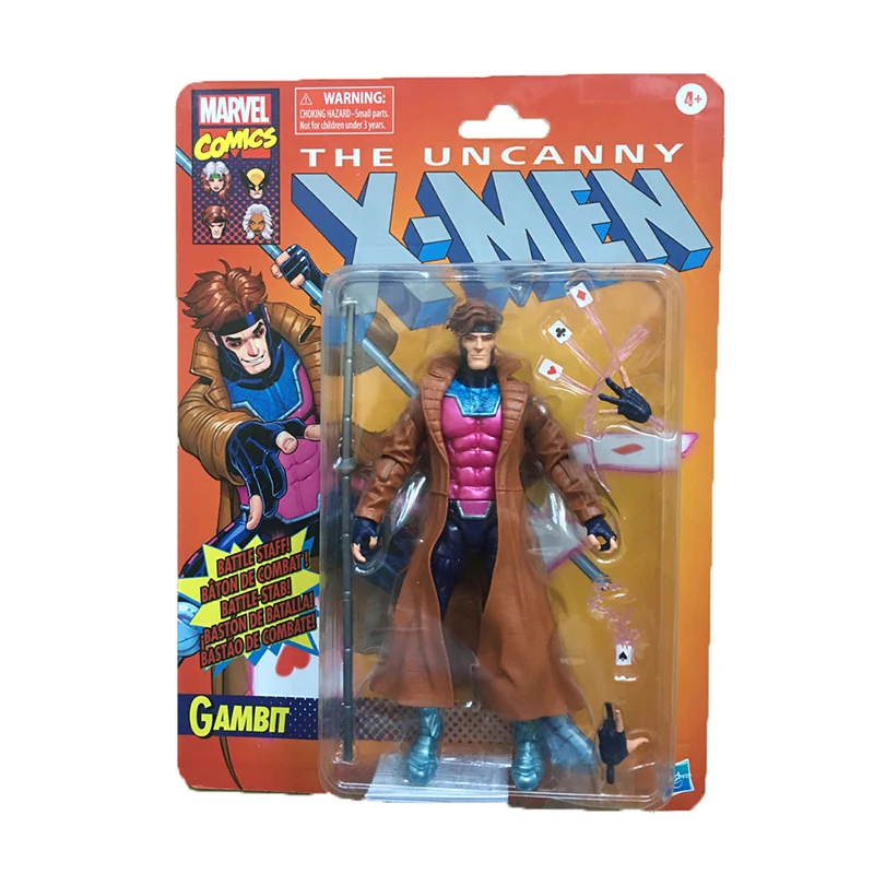 

6inches Hasbro Marvel Legends Avengers Superhero X-Man Gambit Anime Action & Toy Figure Model Toys For Kids Gifts
