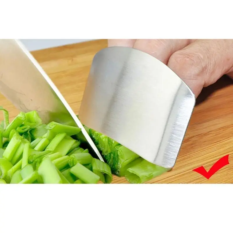 

HOT Finger Guard Finger Hand Cut Finger Protectors Knife Cut Finger Tool Stainless Steel Kitchen Gadgets Accessories Household