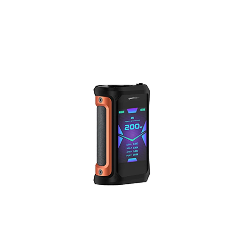 Signature Orange 2 шт. GeekVape Aegis X Box Mod 200 Вт 2,0 в качестве чипсета испаритель и 2,4 дюймов OLED экран Vape Mod для 510 Распылитель на резьбе vape - Цвет: Signature Orange