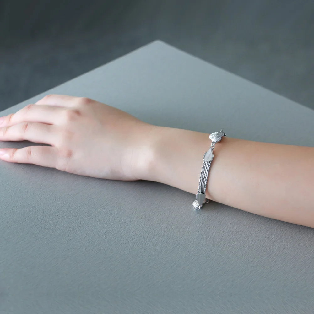 Женское ожерелье из серебра 925 пробы с кулоном в форме сердца|f pendant|necklace silver