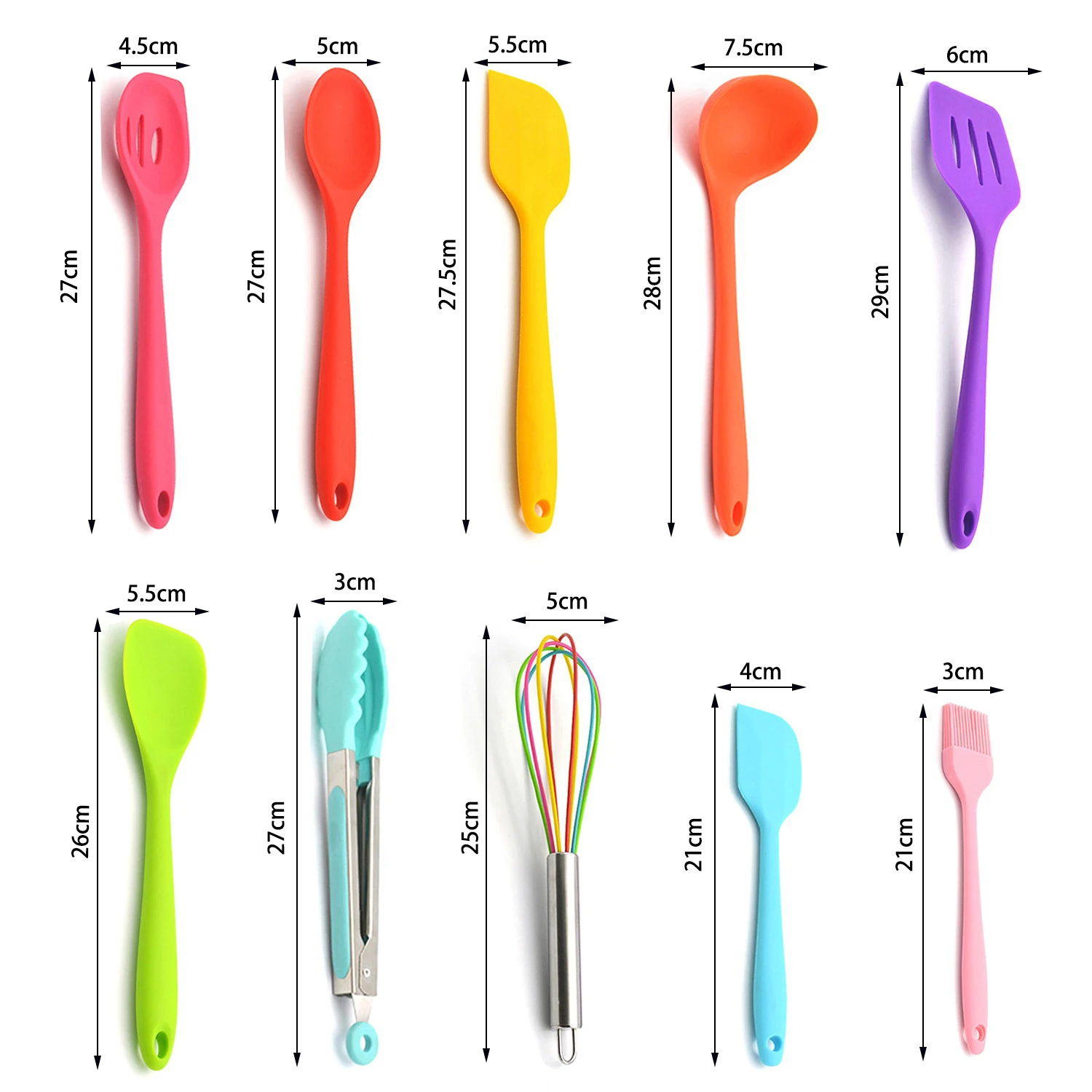 Набор силиконовых кухонных принадлежностей приспособление для измельчения яиц