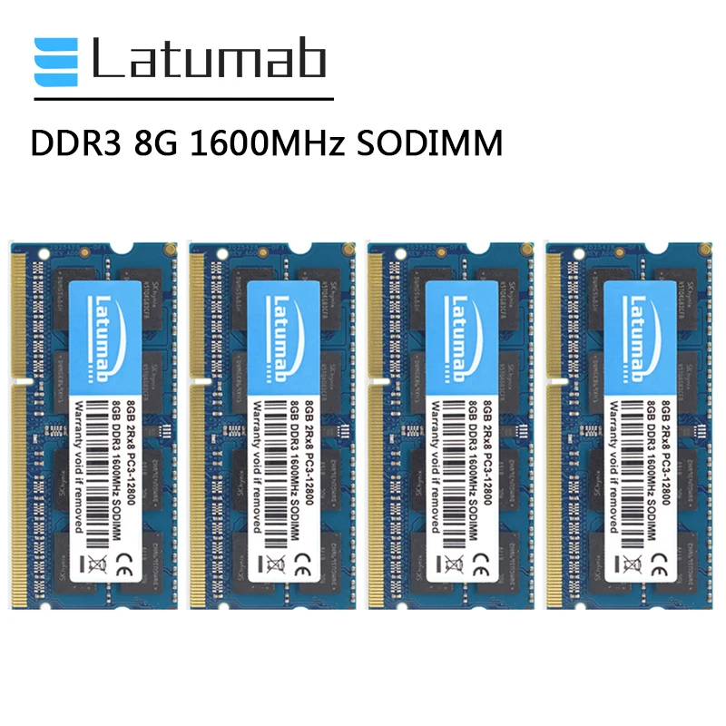 Оперативная память DDR3 для ноутбука 8 ГБ 16 32 1600 МГц|Оперативная память| |