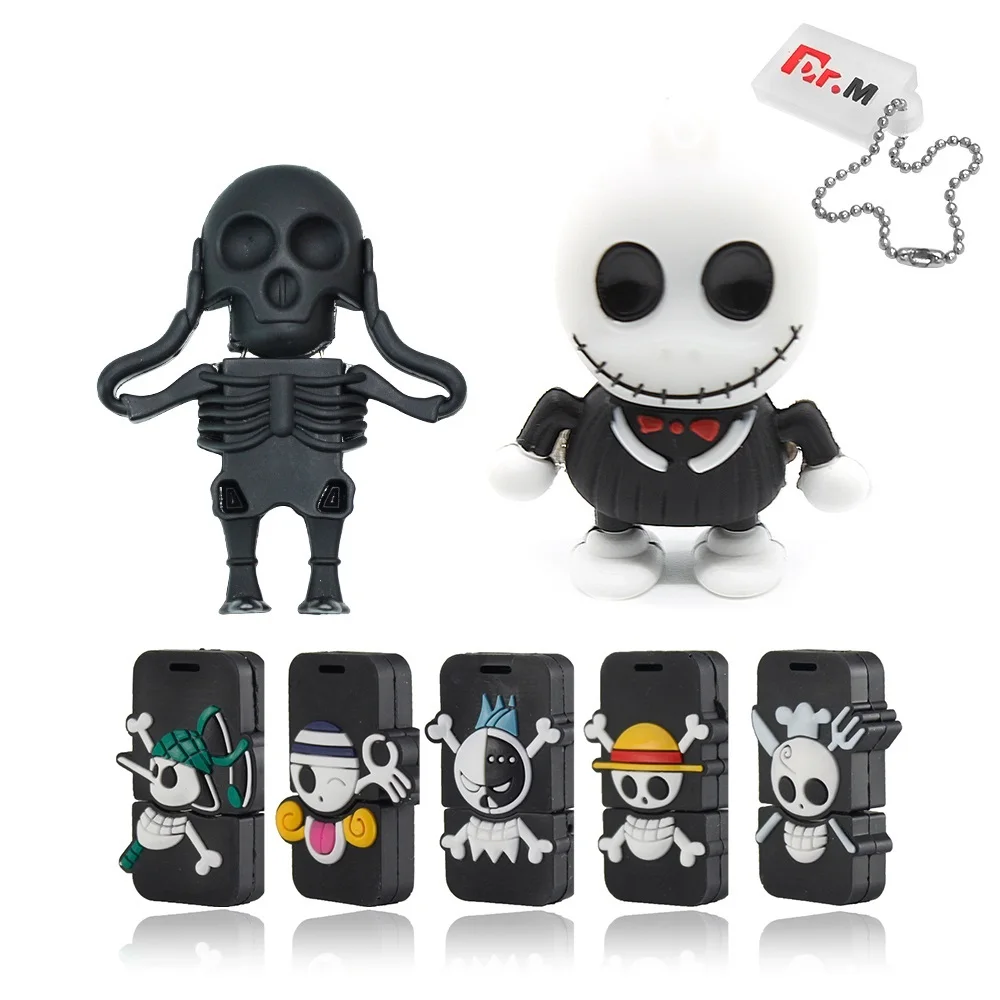 Смешные USB флеш накопители &quotскелетная&quot на флэшке Бесплатная доставка 32 ГБ 4 8