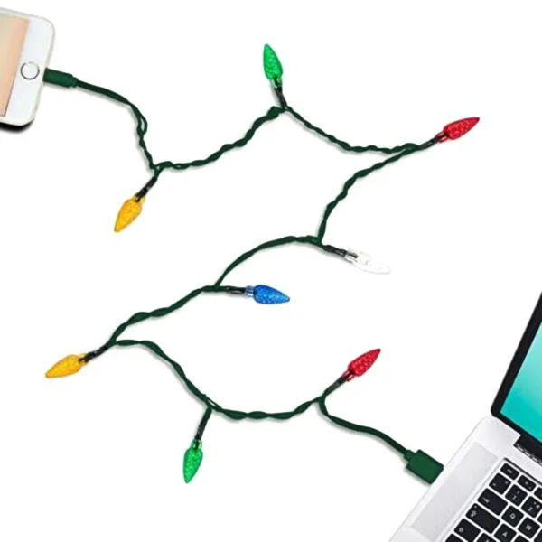 Merry Christmas Light LED USB Cable Charger Lighting Cord Android Phone Charging LSMK99 | Электроника