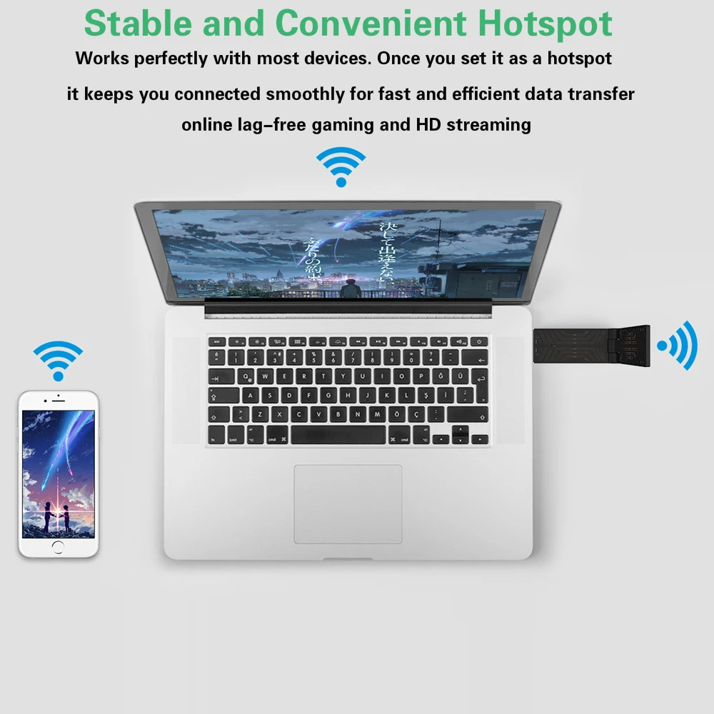 Wavlink AC1900 двухдиапазонный USB 3,0 адаптер 5 ГГц 1900 Мбит/с Wifi Антенна Dongle 2,4G 802.11AC Wi-Fi приемник беспроводной сетевой адаптер