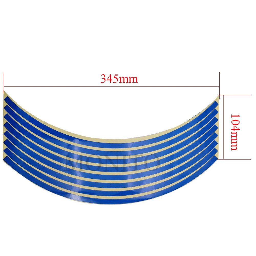 16 шт. автомобиля мотоцикла Стикеры для колеса шины светоотражающая лента мото