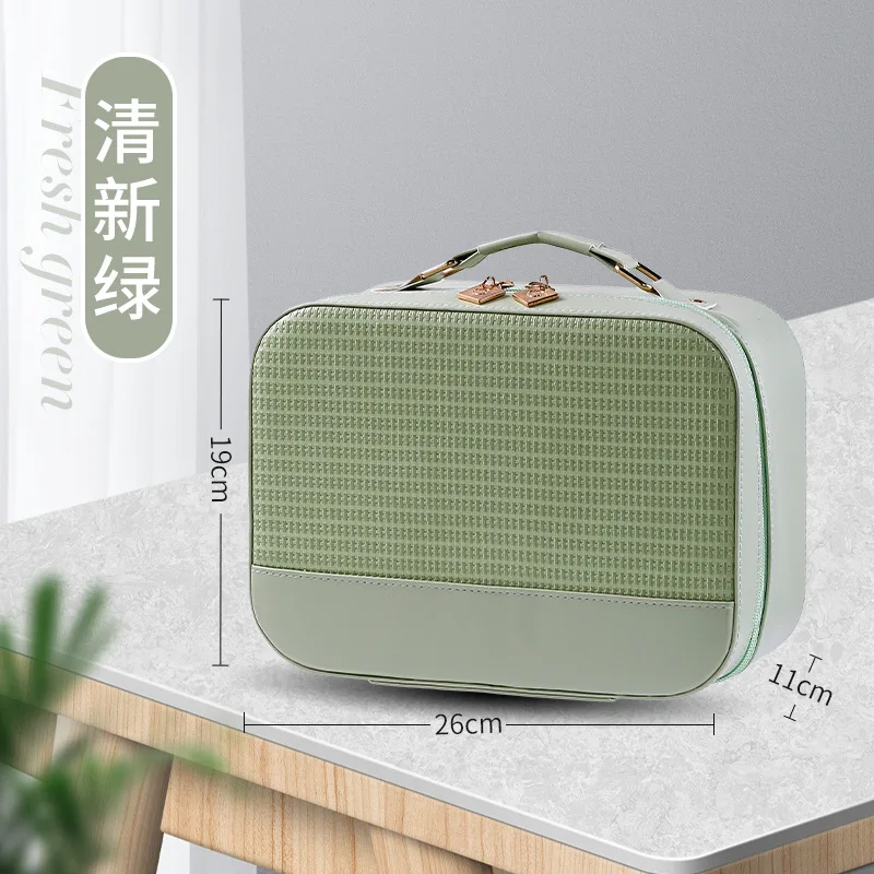 2022 Fashion Lovely Cosmetic Box Portable Cosmetic Home Storage Box Cosmetic Bag Large Capacity Travel Cosmetic Storage Box