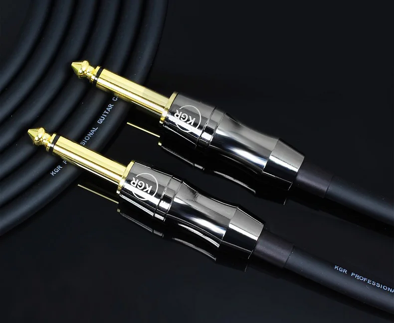 kgr 20awg elektrische gitarre bass audio kabel stecker gerade nach rechts winkel stecker instrument noise reduktion schild gitarre kabel free global s