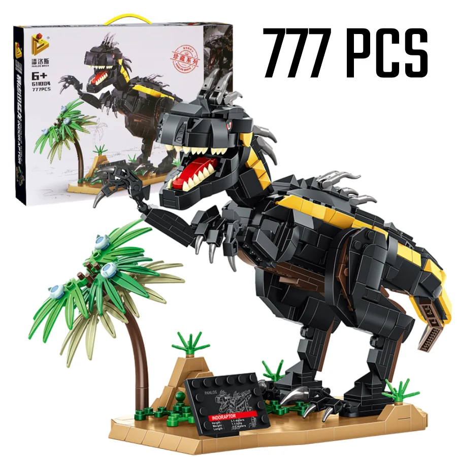 

Конструктор детский «динозавр Юрского периода», игрушка, подарок, наклейка блоков, 779 шт.