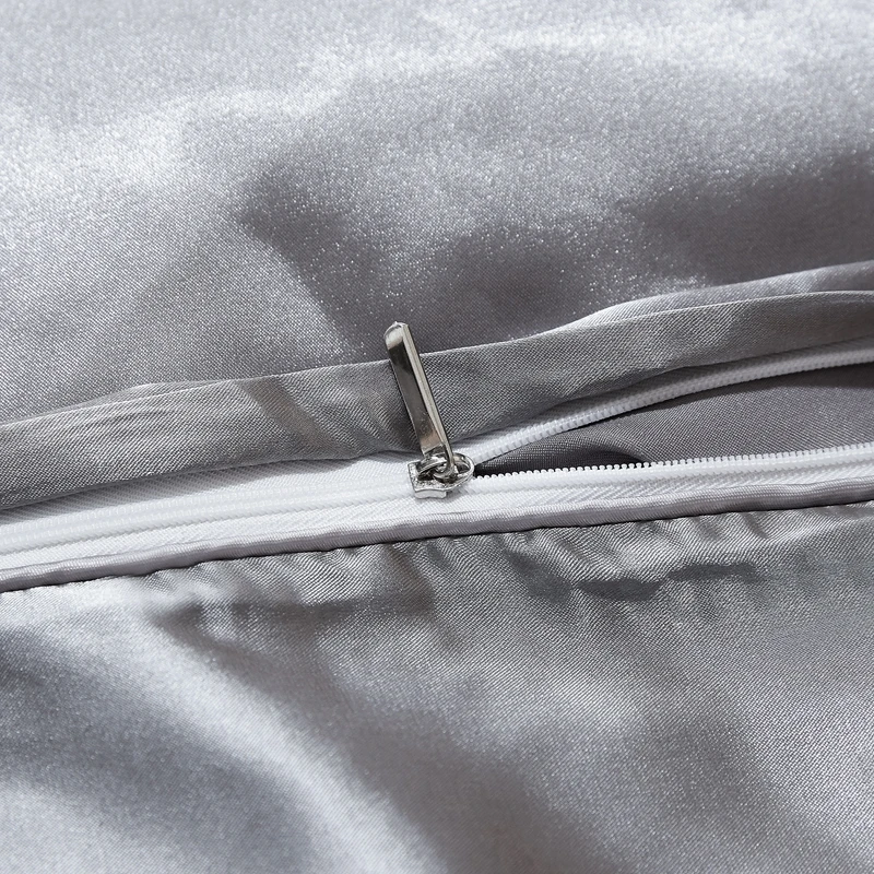 Пододеяльник однотонный 1 шт. покрывало из сатина шелковое одинарное двойное