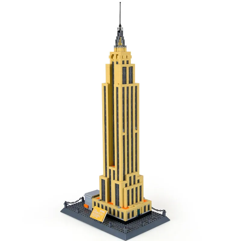 

1995PCS World's Famous Architecture Empire State Building Blocks Designer for Children Brick Construction Bricks Kids Toy Gift