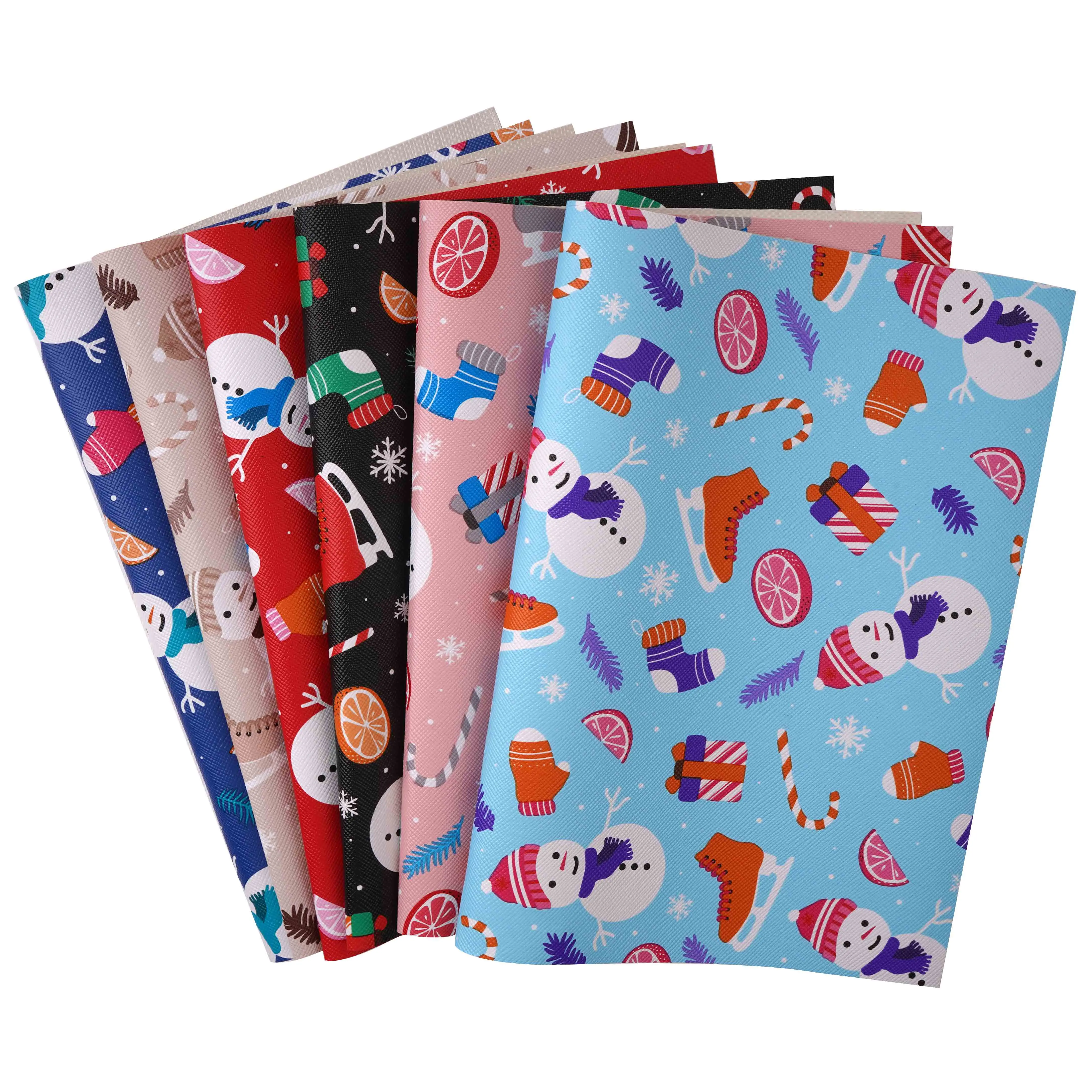 Libra A4 лист 8 &quotX11.8&quot искусственная кожа ткань Снежный мир кожаная для украшения
