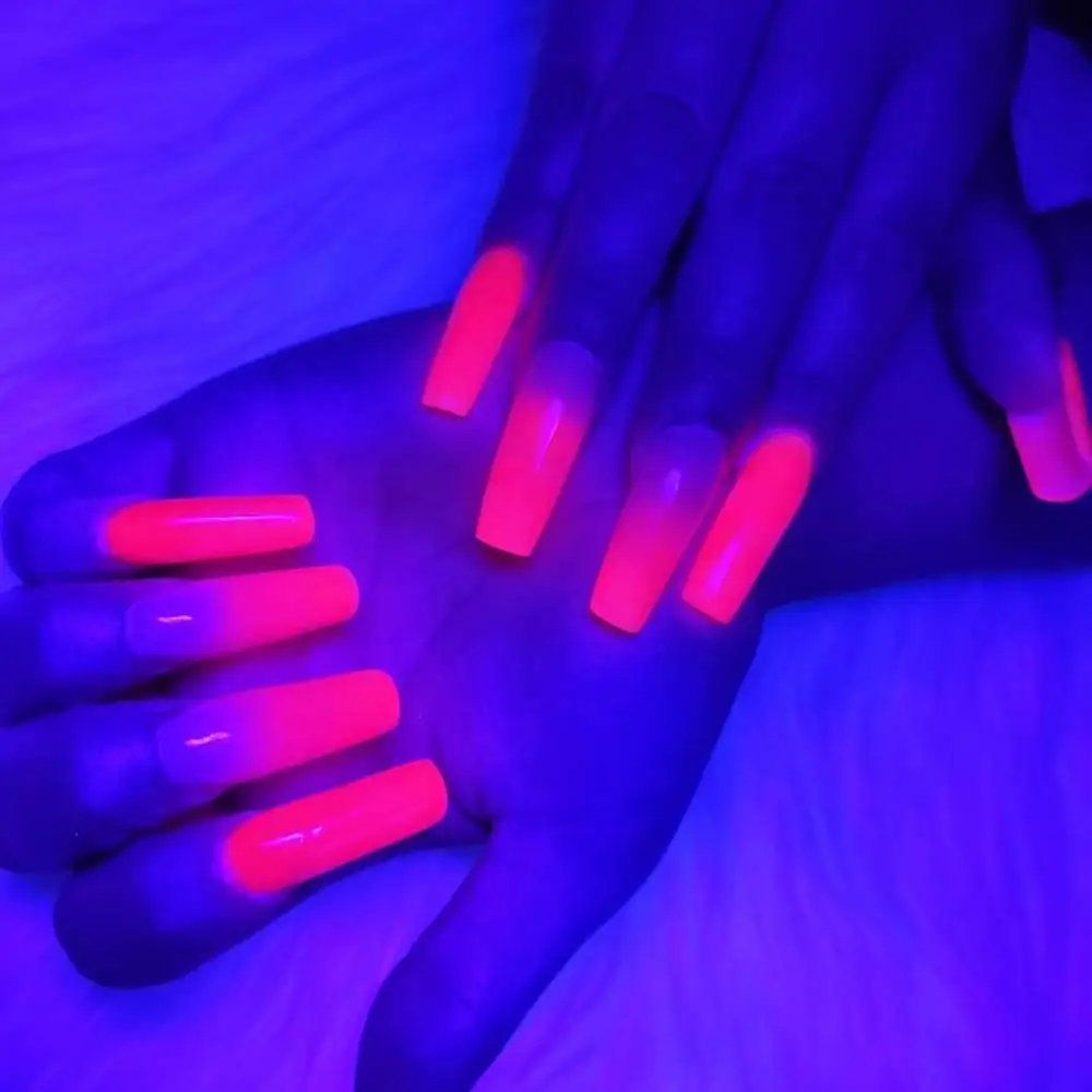 Like погружающаяся светящаяся пудра для ногтей 10 г в темноте пигмент